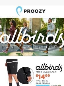 $14 allbirds Capri Legging | $11 allbirds Sports Bra | $13 allbirds Natural Run Short & More!