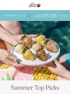 15% Off Hot Summer Favorites