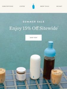 15% Savings Sitewide