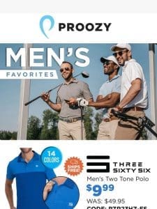 $16 IZOD Golf Shorts | $19 Reef Board Shorts | $10 + FS Three Sixty Six Two Tone Polo & More!