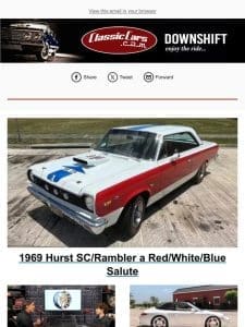 1969 Hurst SC/Rambler a Red/White/Blue Salute