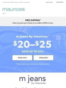 $20-$25 m jeans by maurices? (+ classics are back!!!)