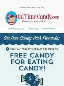 $20 IN FREE CANDY?? ?