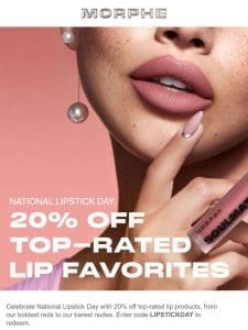 20% OFF Lip Picks for National Lipstick Day