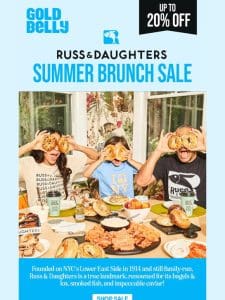 20% OFF Russ & Daughters Sale