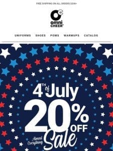 20% Off Almost Everything Sitewide!