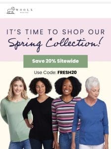 20% Off Sitewide – Spring Into Savings!