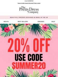 20% Off Starts Today!