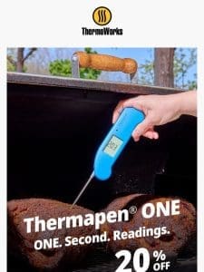 20% Off Thermapen ONE for BBQ Month