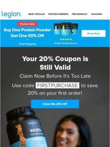 20% coupon not activated