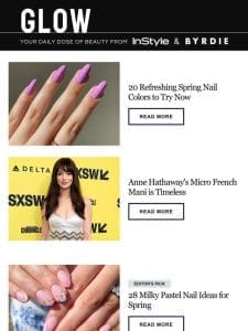 20 nail colors for a refreshing spring manicure