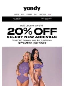 20% off New Arrivals