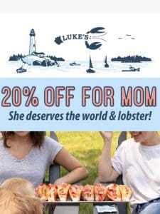 20% off to get mom what she really wants….?