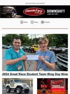 2024 Great Race Student Team Blog Day Nine