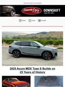 2025 Acura MDX Type S Builds on 25 Years of History