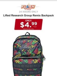 24 HOURS ONLY | LRG BACKPACK | FLASH SALE