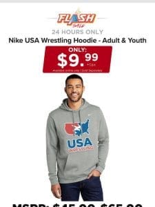 24 HOURS ONLY | NIKE USA WRESTLING HOODIE | FLASH SALE