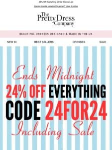 24% Off Ends Midnight