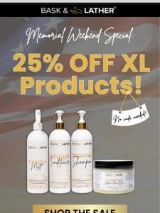 ?25% OFF Memorial Day SALE ENDING!