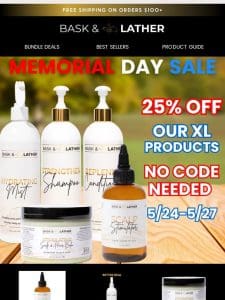 ??25% OFF Memorial Weekend SALE!