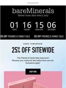 25% OFF is going…going…