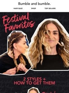 3 go-to products for 2 easy festival styles.