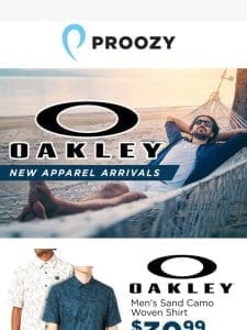 $30 Oakley Shorts | $23 Oakley 19″ Boardshorts | $24 Oakley Full Zip Hoodie & More!