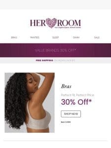 30% off Bali， Maidenform & more!