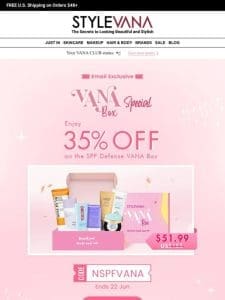 ??35% OFF your favorite SPFS!?