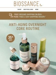 35% off age-defying overnight results