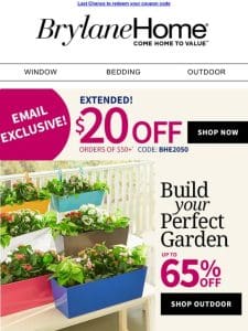 4 Steps to Build Your Perfect Garden + $20 Off