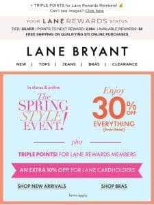 40% OFF tops that scream spring + 30% OFF everything else