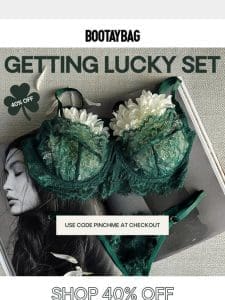 ? 40% Off: Getting Lucky Lingerie Set ?