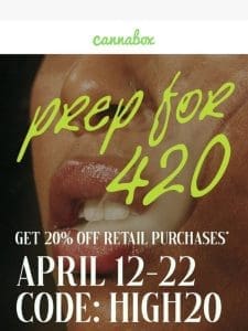 4/20 deals happening now!