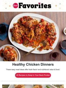 45 Healthy Chicken Dinners + Asparagus Side Dishes