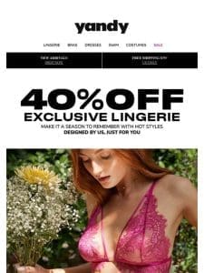 48 Hours Only‼️ 40% OFF Exclusive Yandy Lingerie