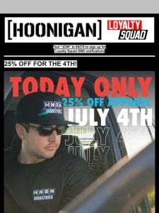 4TH OF JULY SALE ON NOW: 25% OFF!