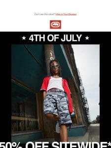 4TH OF JULY SALE STARTS NOW