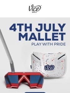 4th July Mallet: Special Edition Putter