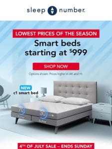 4th Of July Sale On Smart Bed Comfort