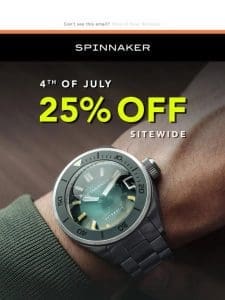 4th of July Sale: 25% Off Everything!
