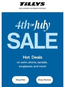 4th of July Sale →