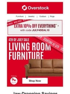 4th of July Savings Explosion! Upgrade Your Space for Less!