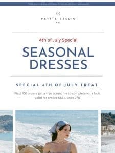 4th of July Special: Seasonal Dresses