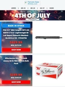 4th of July Weekend Deals Are Starting! | Kel-Tec RDB 5.56 Rifle For Only $699.99!