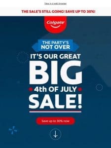 4th of July sale EXTENDED!