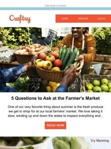 5 Questions to Ask at the Farmer’s Market