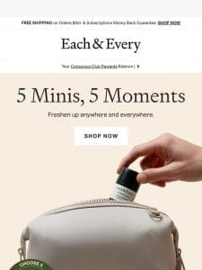 5 minis for 5 moments