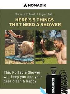 5 things that need a shower ASAP