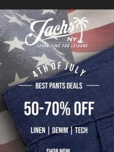 50-70% Off! July 4th Sale Pants